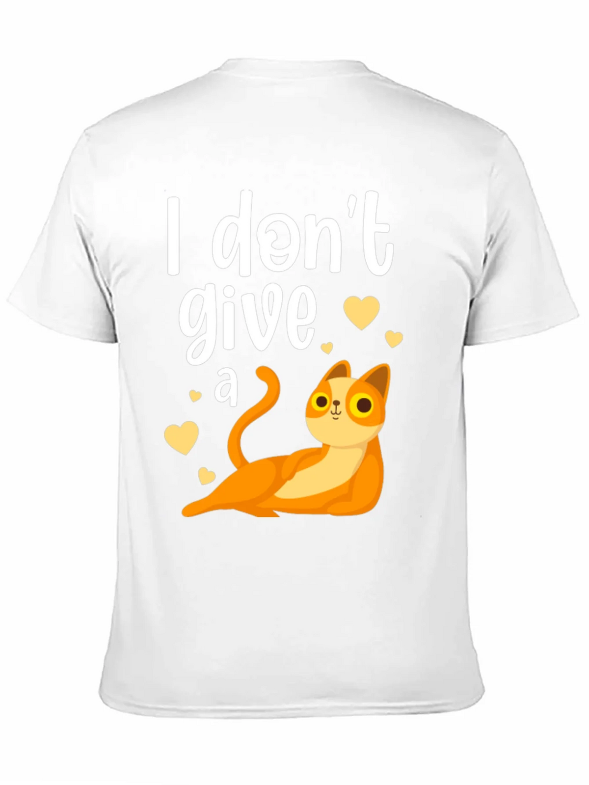 I Dont Give a Cat Tee product image 10