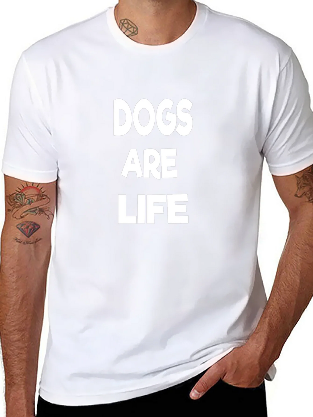 Dogs Are Life Graphic T-Shirt product image 4
