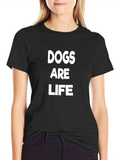 Dogs Are Life Graphic T-Shirt product image 1