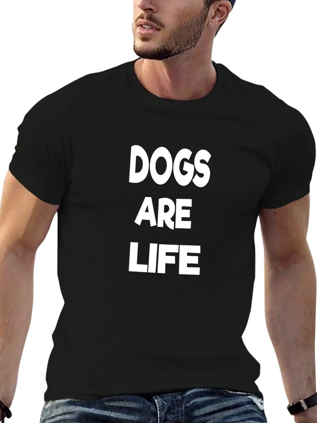 Dogs Are Life Graphic T-Shirt product image 3