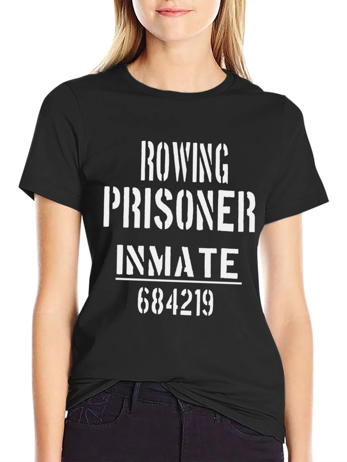 Rowing Prisoner Inmate T-Shirt - Funny Tee product image 2