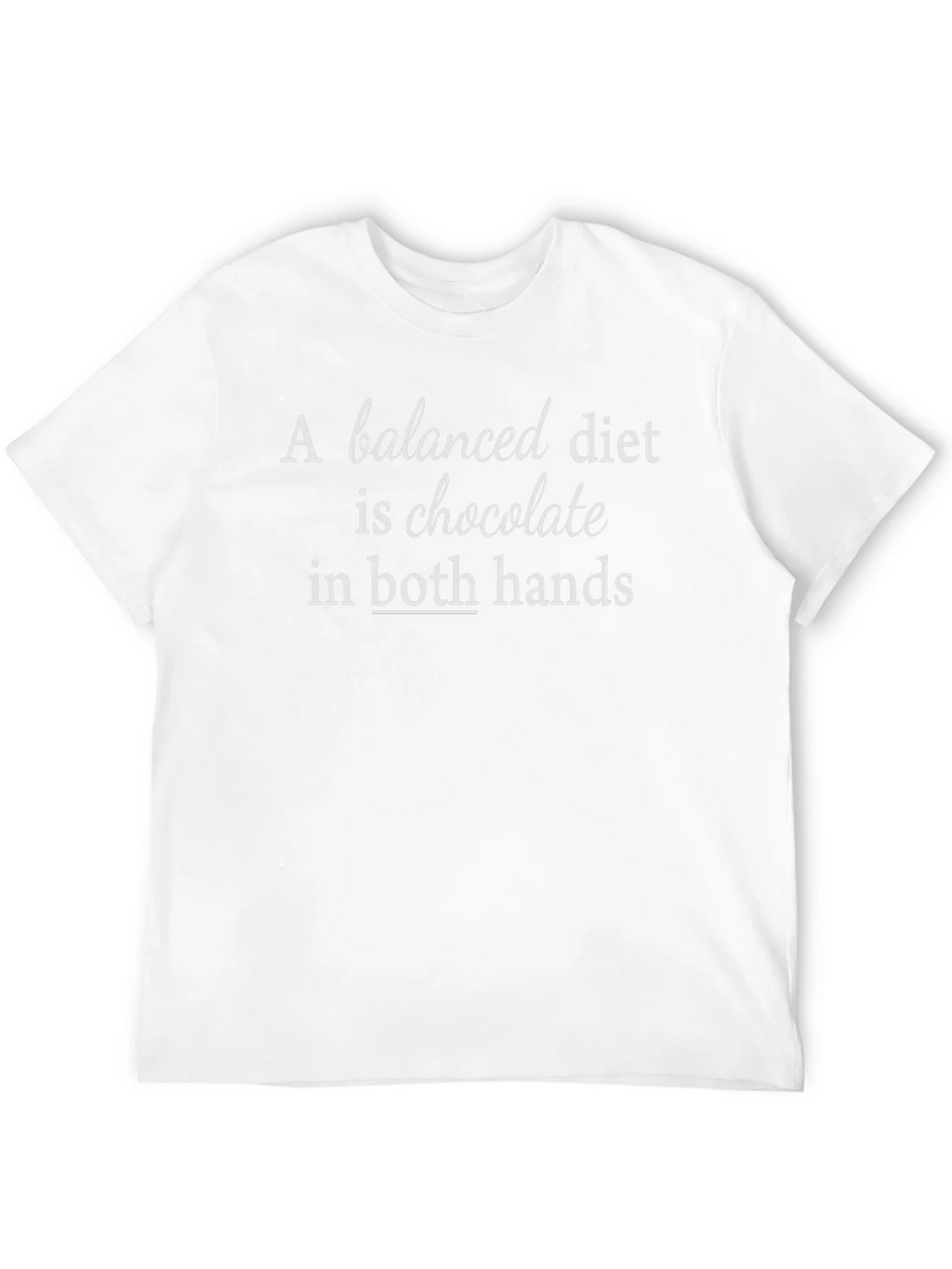 Chocolate Diet Funny Black T-Shirt product image 11