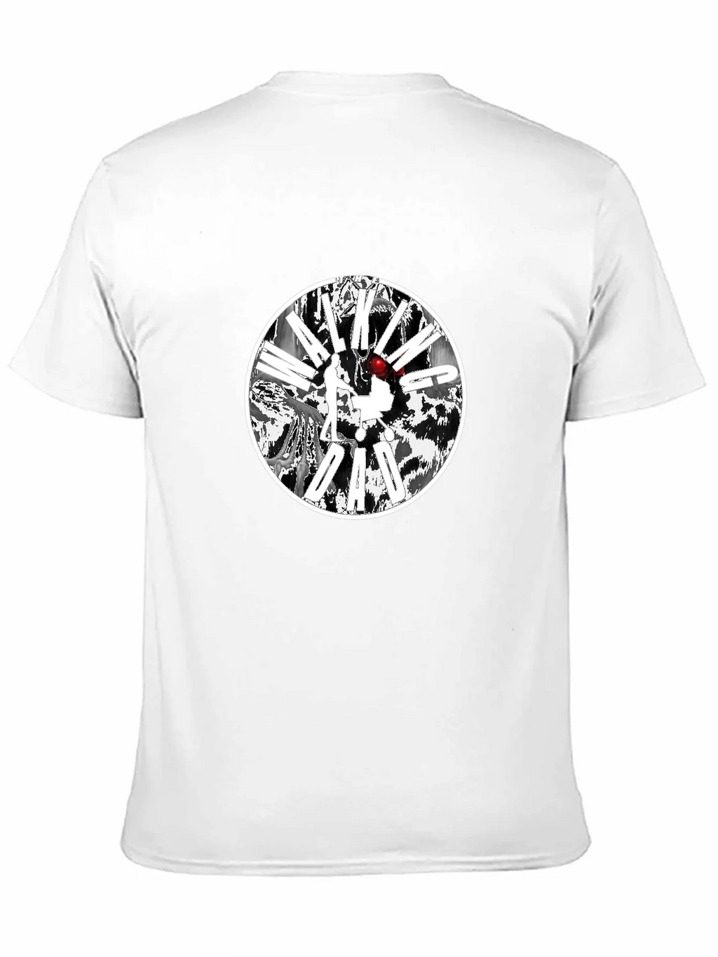 Black T-Shirt with Circular Graphic Design product image 9