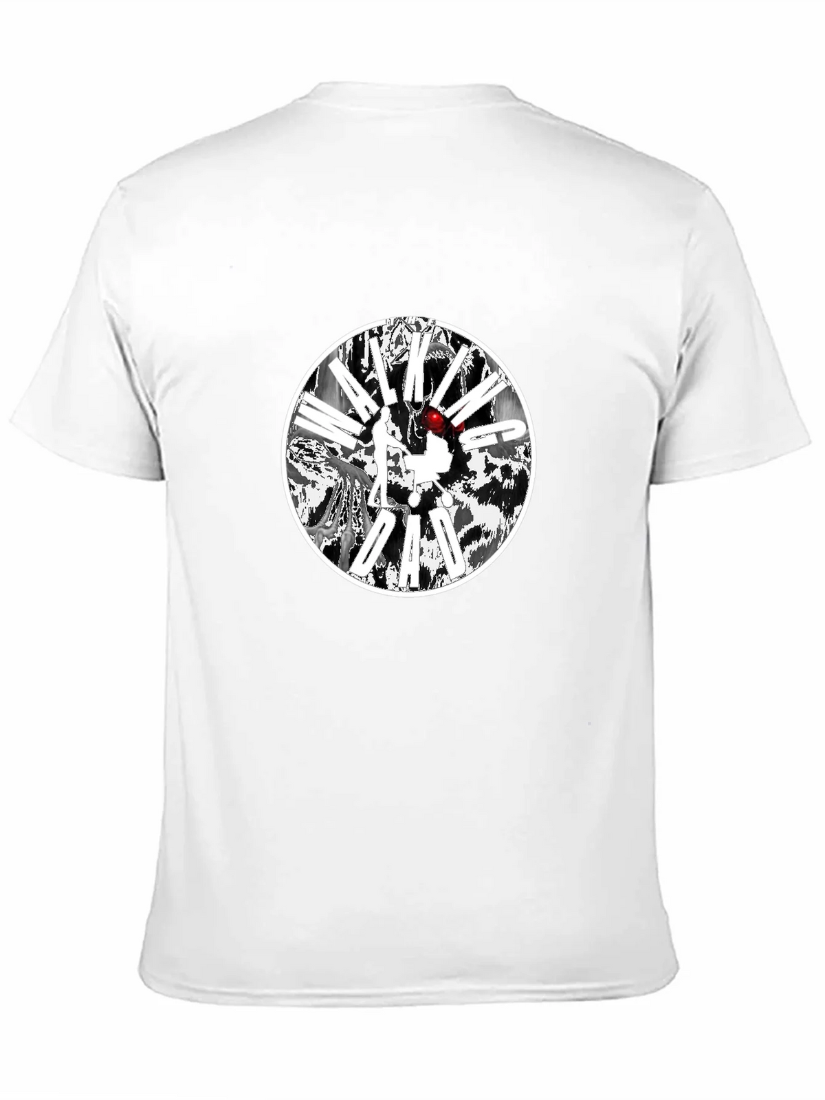 Black T-Shirt with Circular Graphic Design product image 9