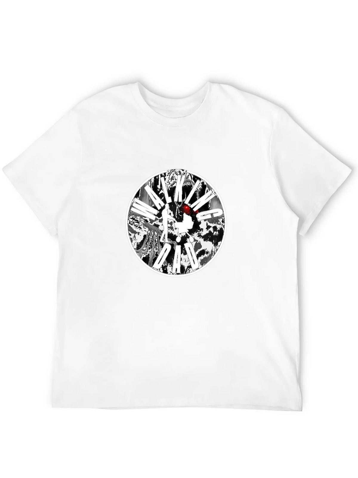 Black T-Shirt with Circular Graphic Design product image 10