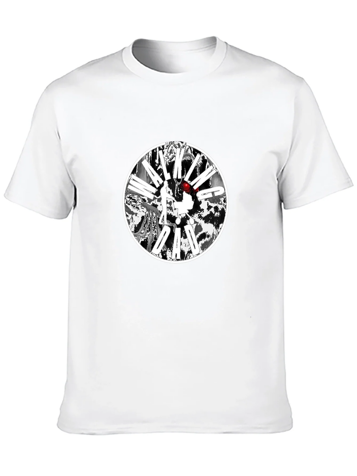 Black T-Shirt with Circular Graphic Design product image 8
