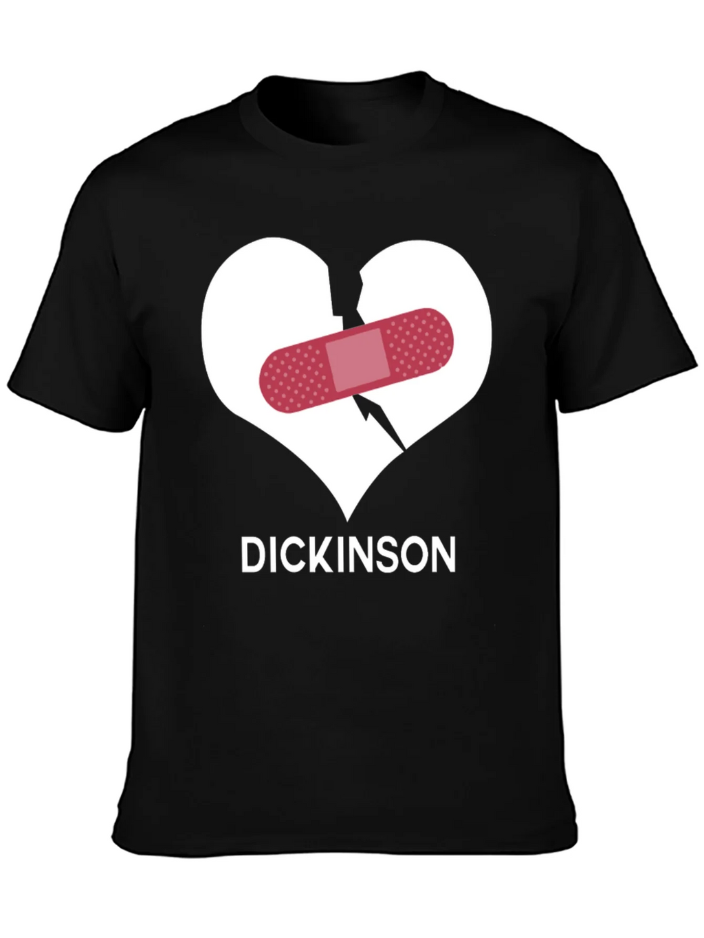 Broken Heart Dickinson Funny T-Shirt product image 3