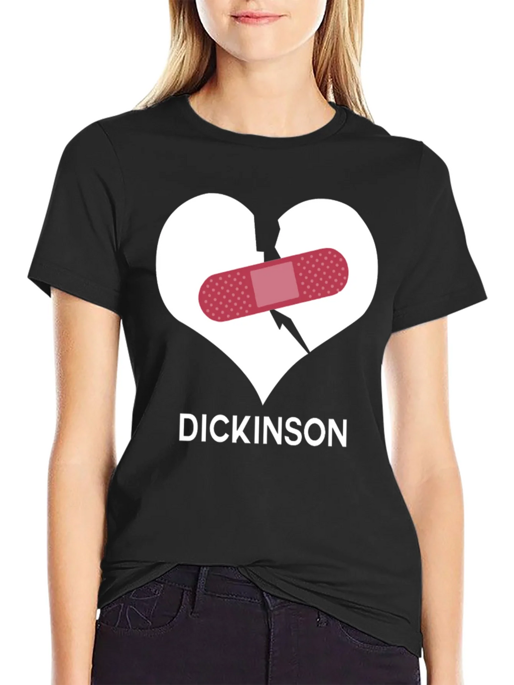 Broken Heart Dickinson Funny T-Shirt product image 2