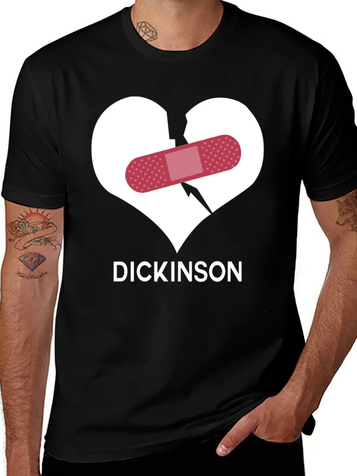 Broken Heart Dickinson Funny T-Shirt product image 1
