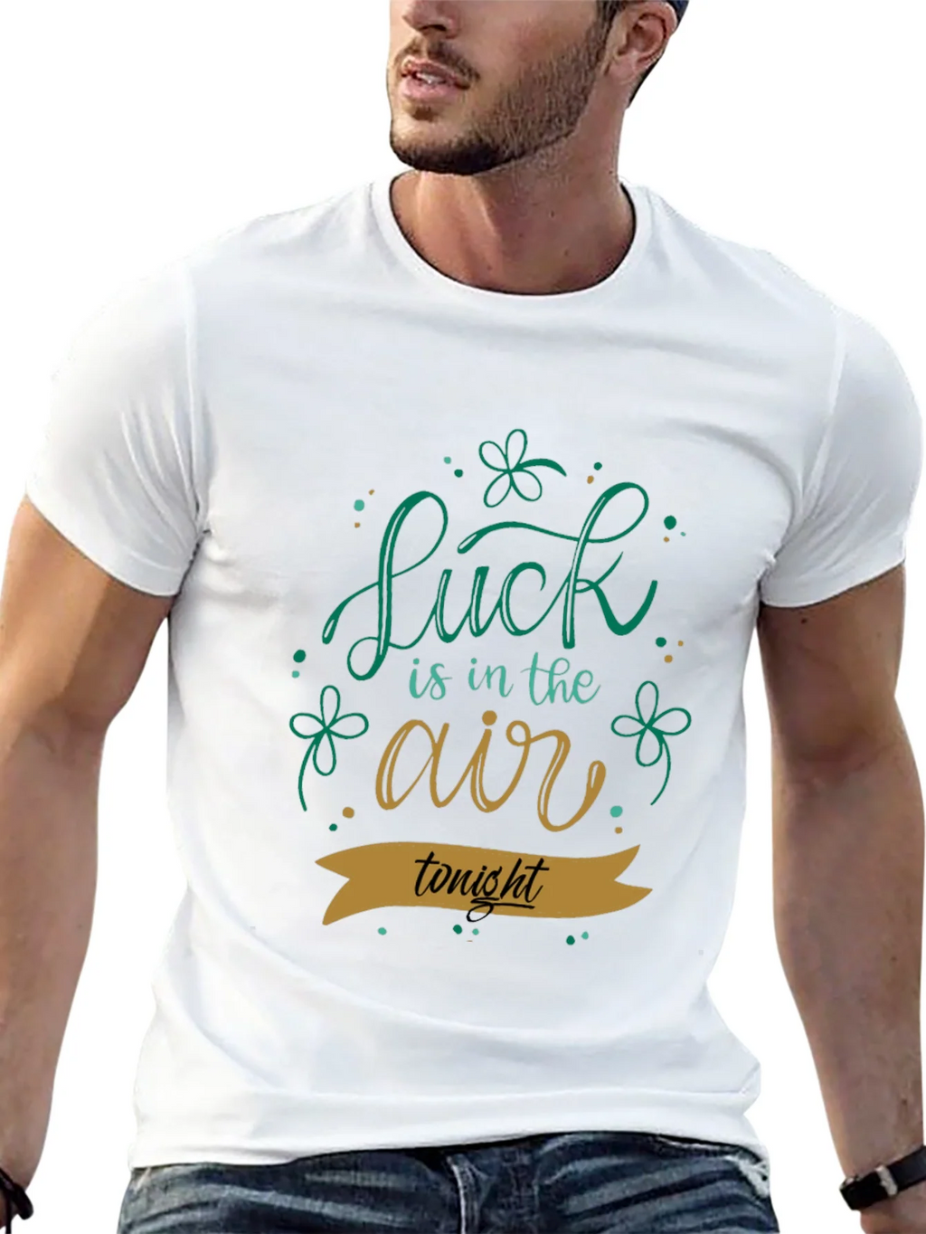 Lucky St. Patricks Day Black T-Shirt product image 8