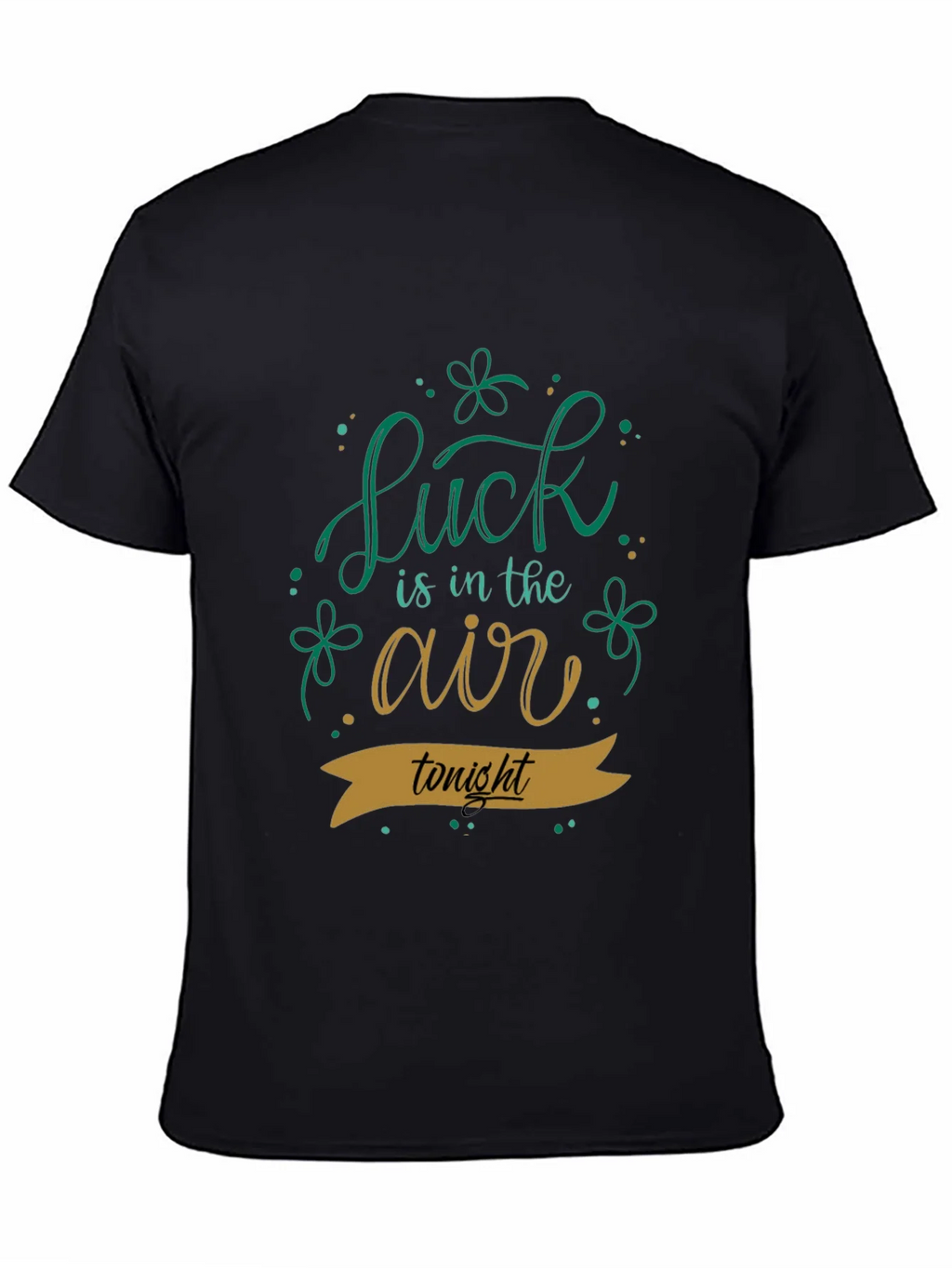 Lucky St. Patricks Day Black T-Shirt product image 2