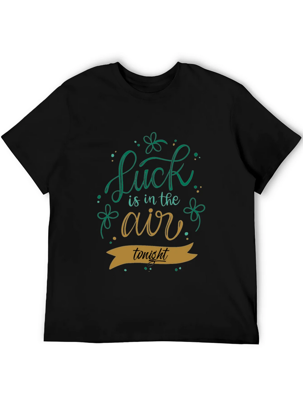 Lucky St. Patricks Day Black T-Shirt product image 3