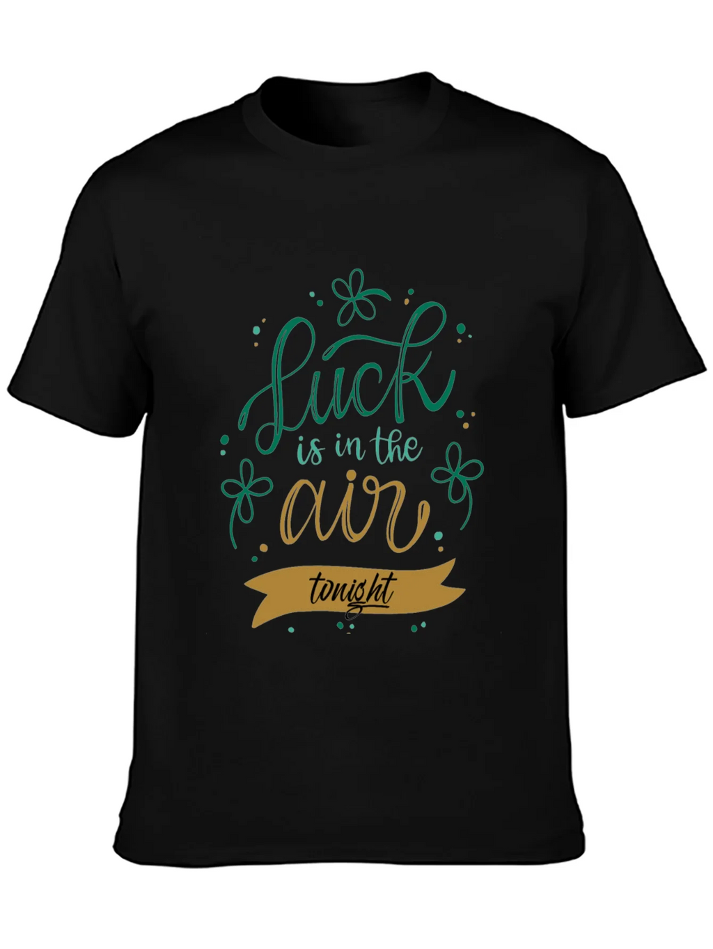 Lucky St. Patricks Day Black T-Shirt product image 1