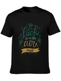 Lucky St. Patricks Day Black T-Shirt product image 1