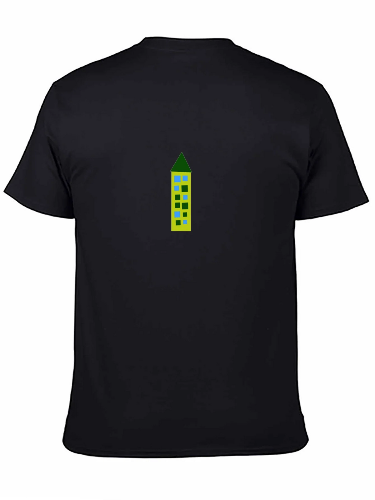 Building Print Black Tee product image 3