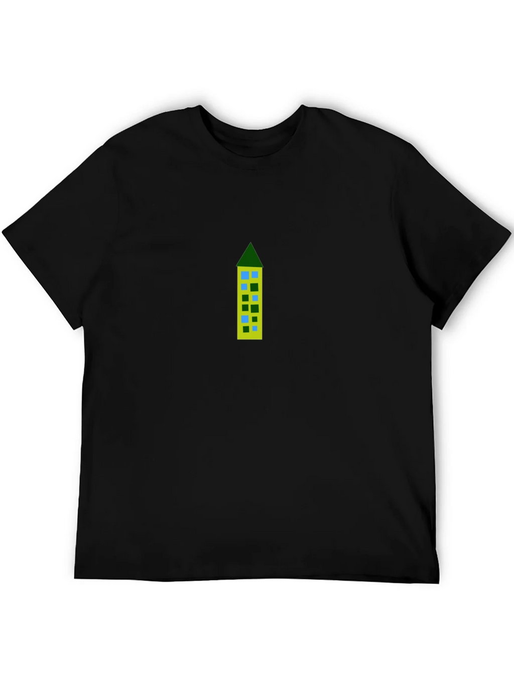 Building Print Black Tee product image 4