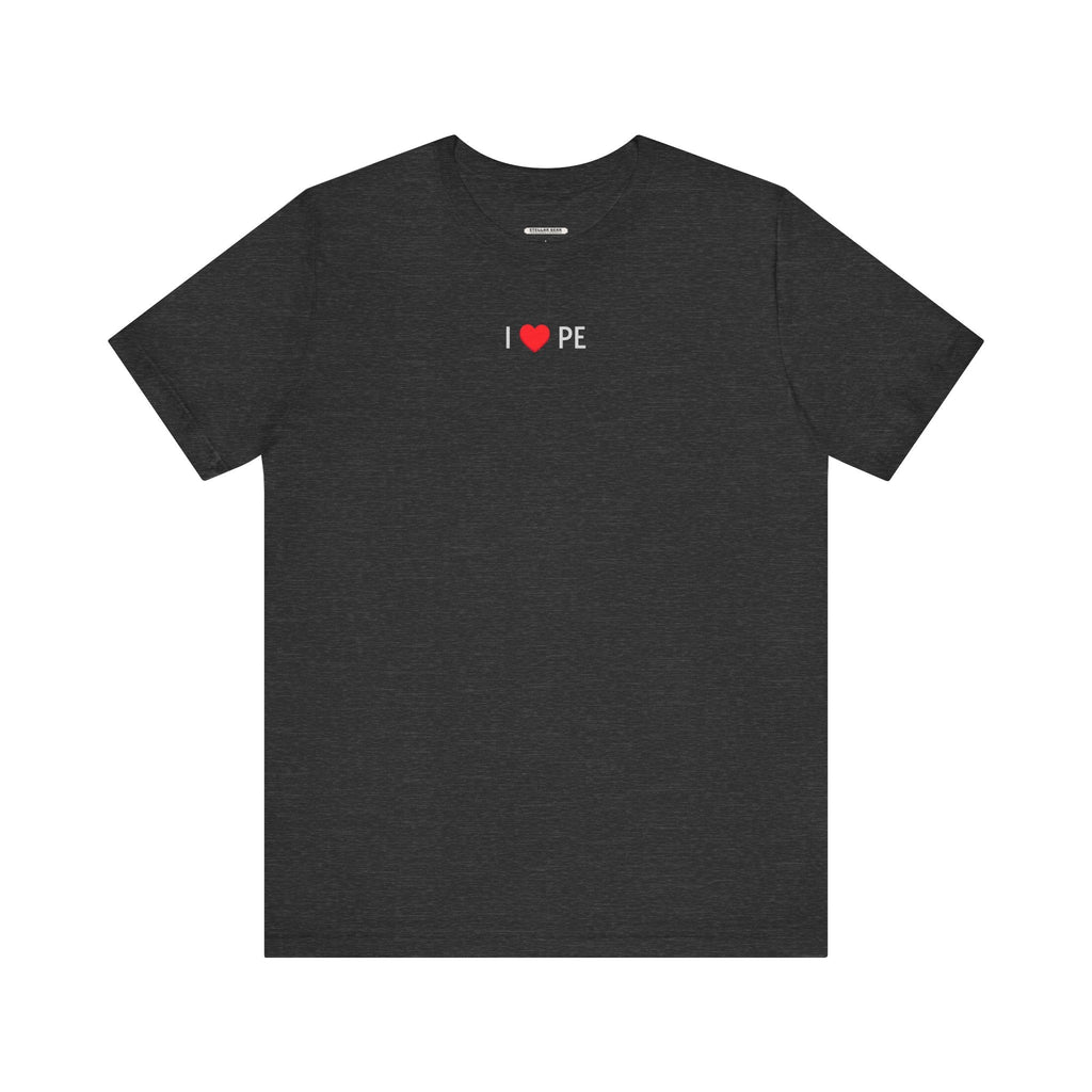 I Love PE Minimalist Style T-Shirt product image 11