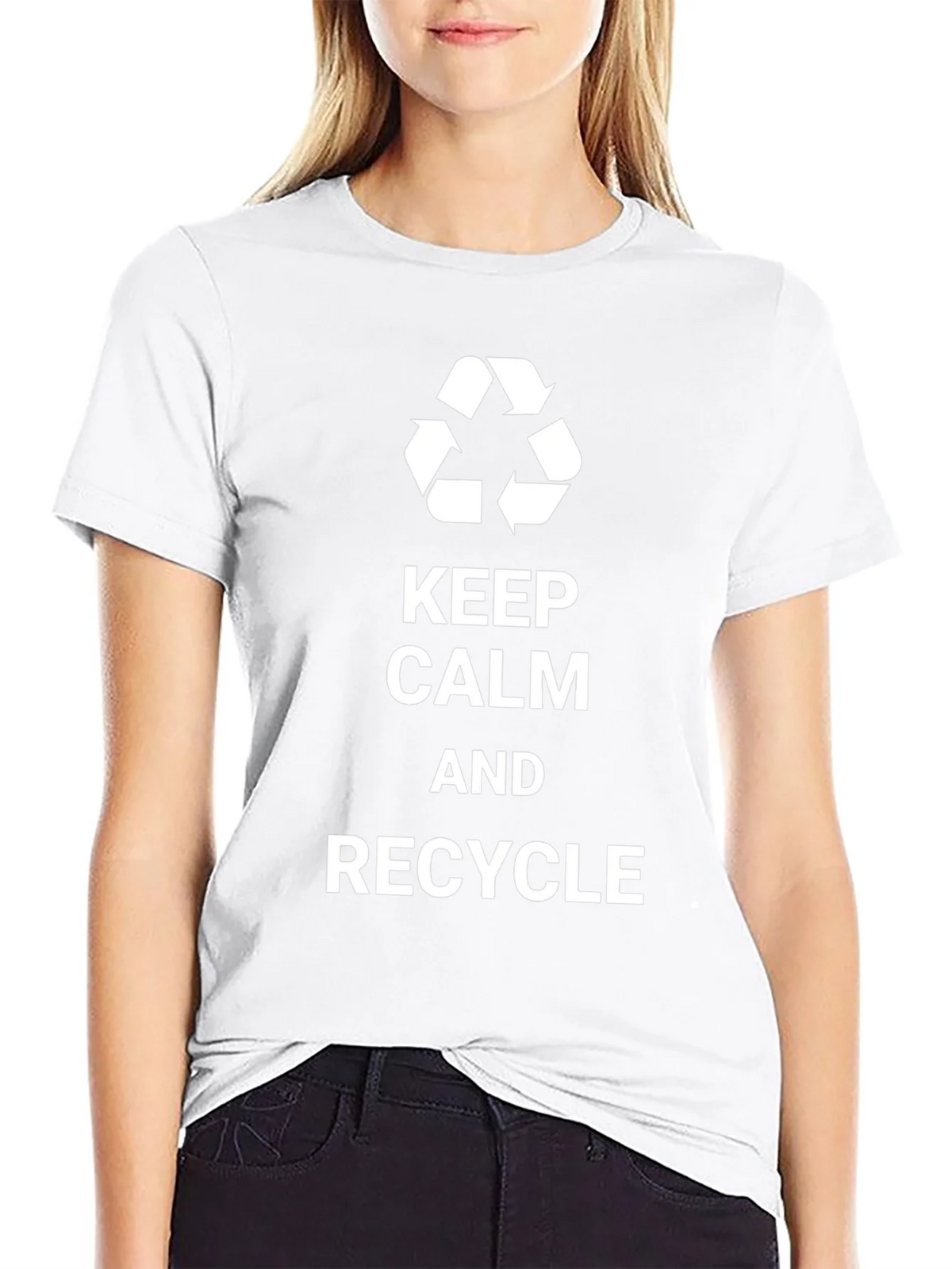 Keep Calm and Recycle T-Shirt - Eco-Friendly Tee product image 8