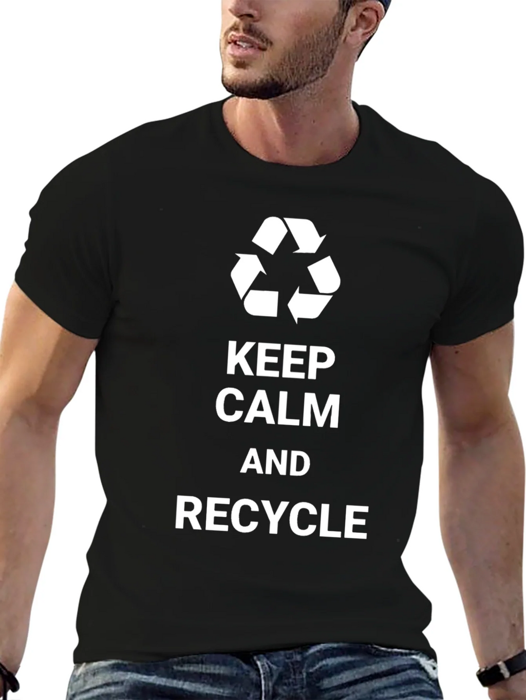 Keep Calm and Recycle T-Shirt - Eco-Friendly Tee product image 6