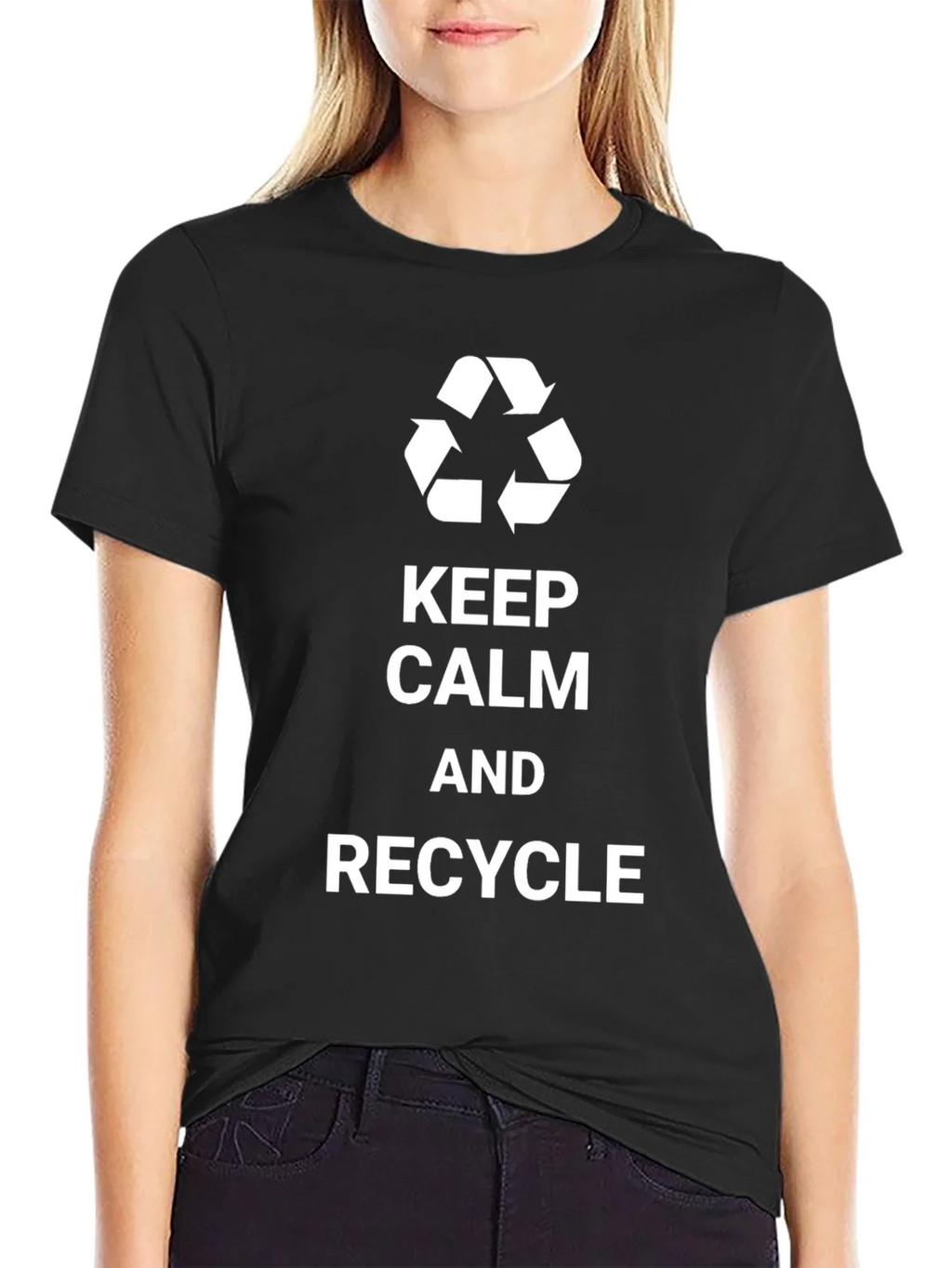 Keep Calm and Recycle T-Shirt - Eco-Friendly Tee product image 2