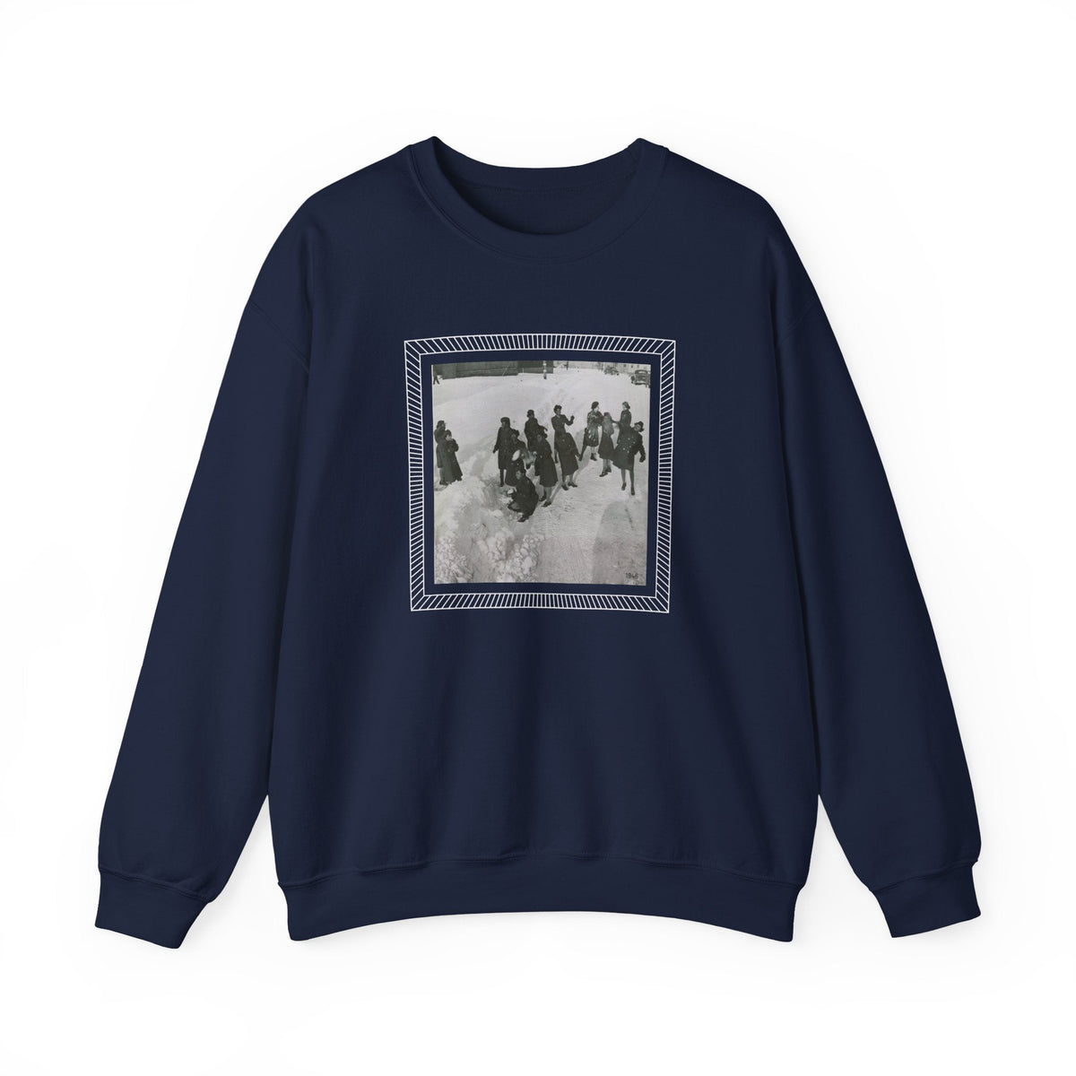Snowball Fight, Women's Army Corps, 1946 Vintage Graphic product image 2