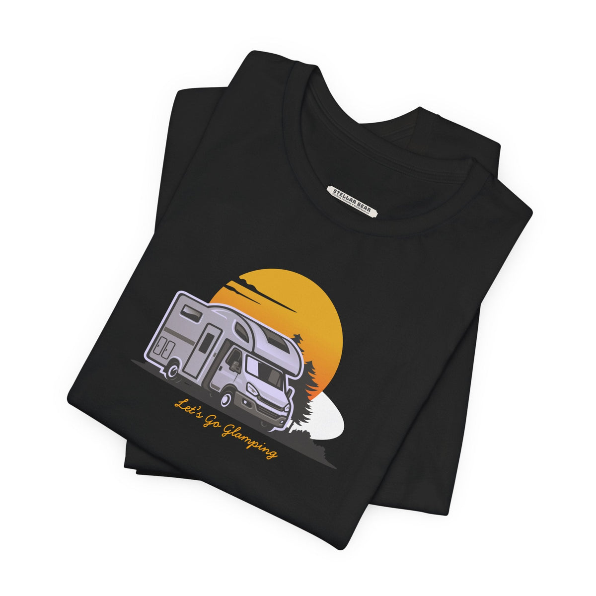 Let's Go Glamping RV Graphic T-Shirt product image 4