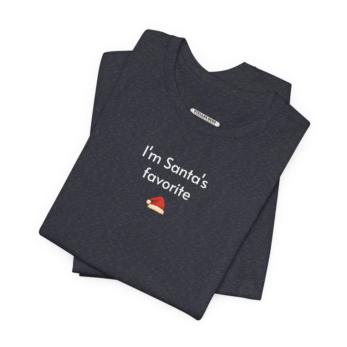 I'm Santa's Favorite Minimalist Style T-Shirt product image 3