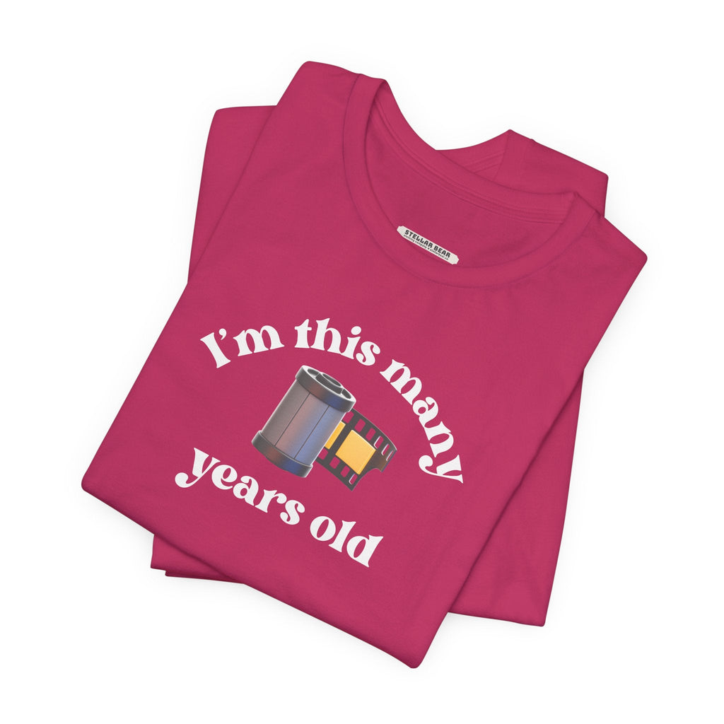 I'm This Many Years Old (Roll of Film) Graphic T-Shirt product image 2