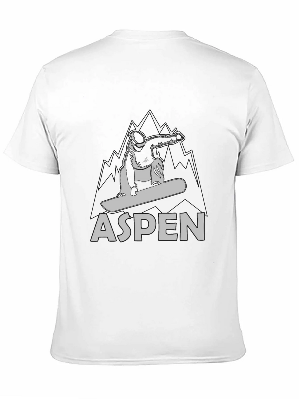 Aspen Snowboarder Graphic T-Shirt - Black product image 10