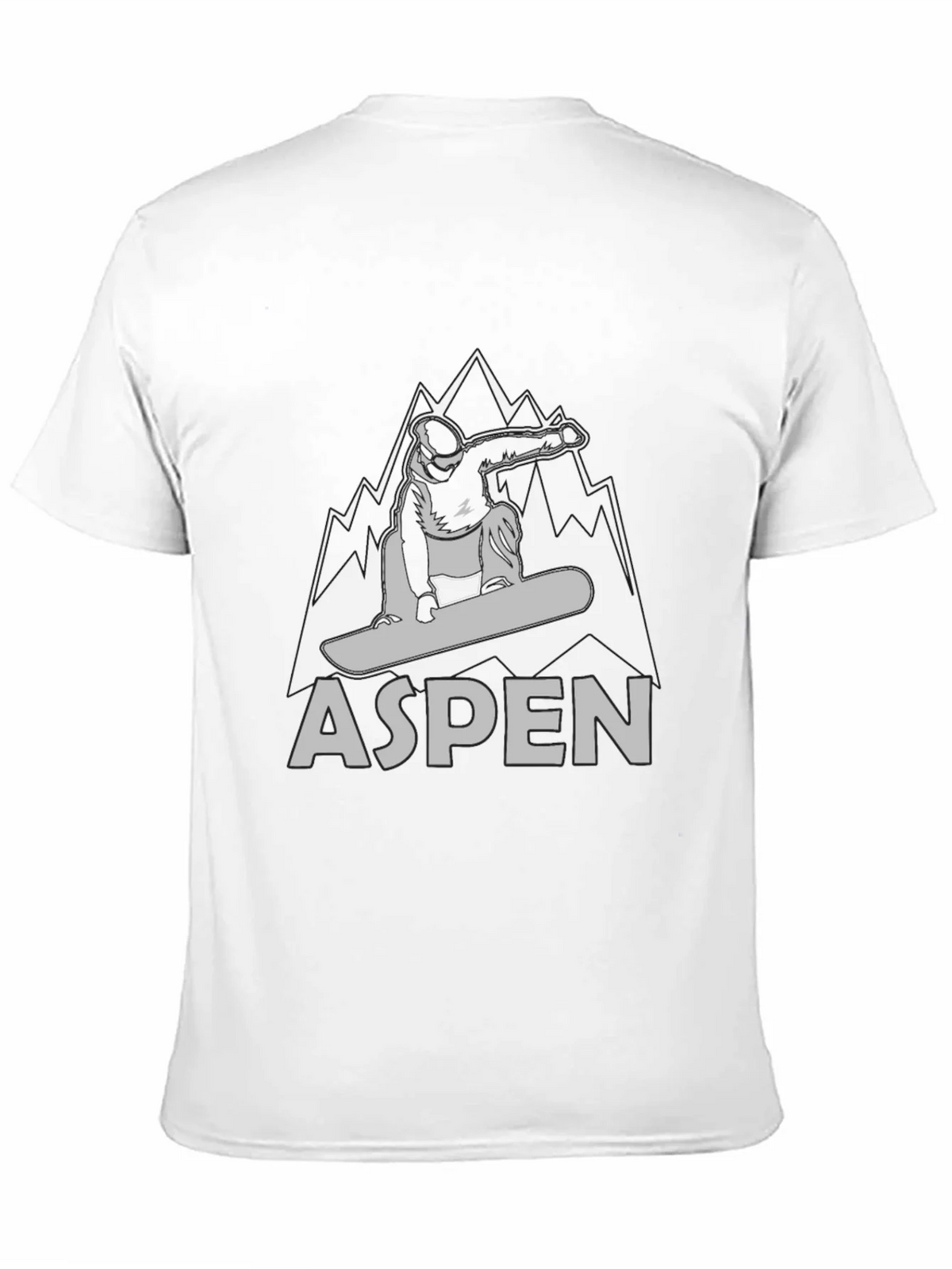 Aspen Snowboarder Graphic T-Shirt - Black product image 10