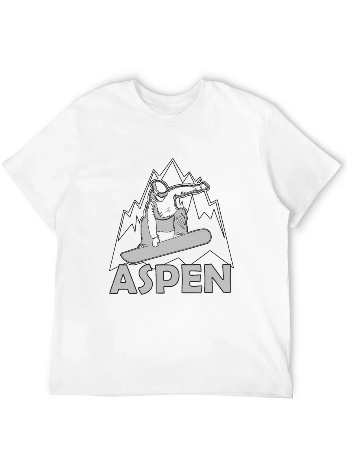 Aspen Snowboarder Graphic T-Shirt - Black product image 11