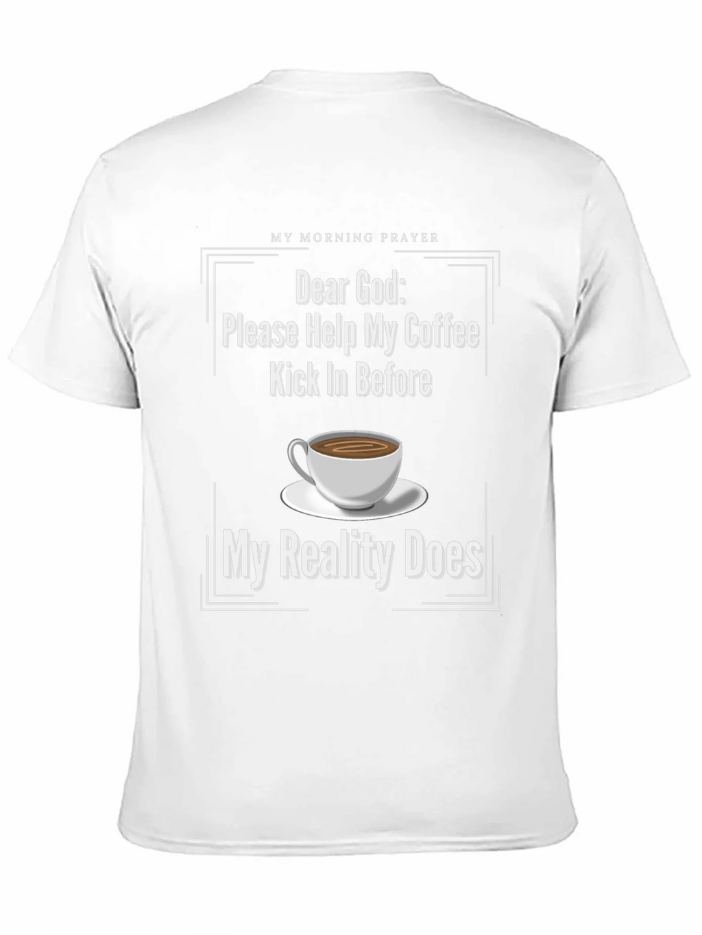 Funny Coffee Prayer T-Shirt for Lovers product image 5