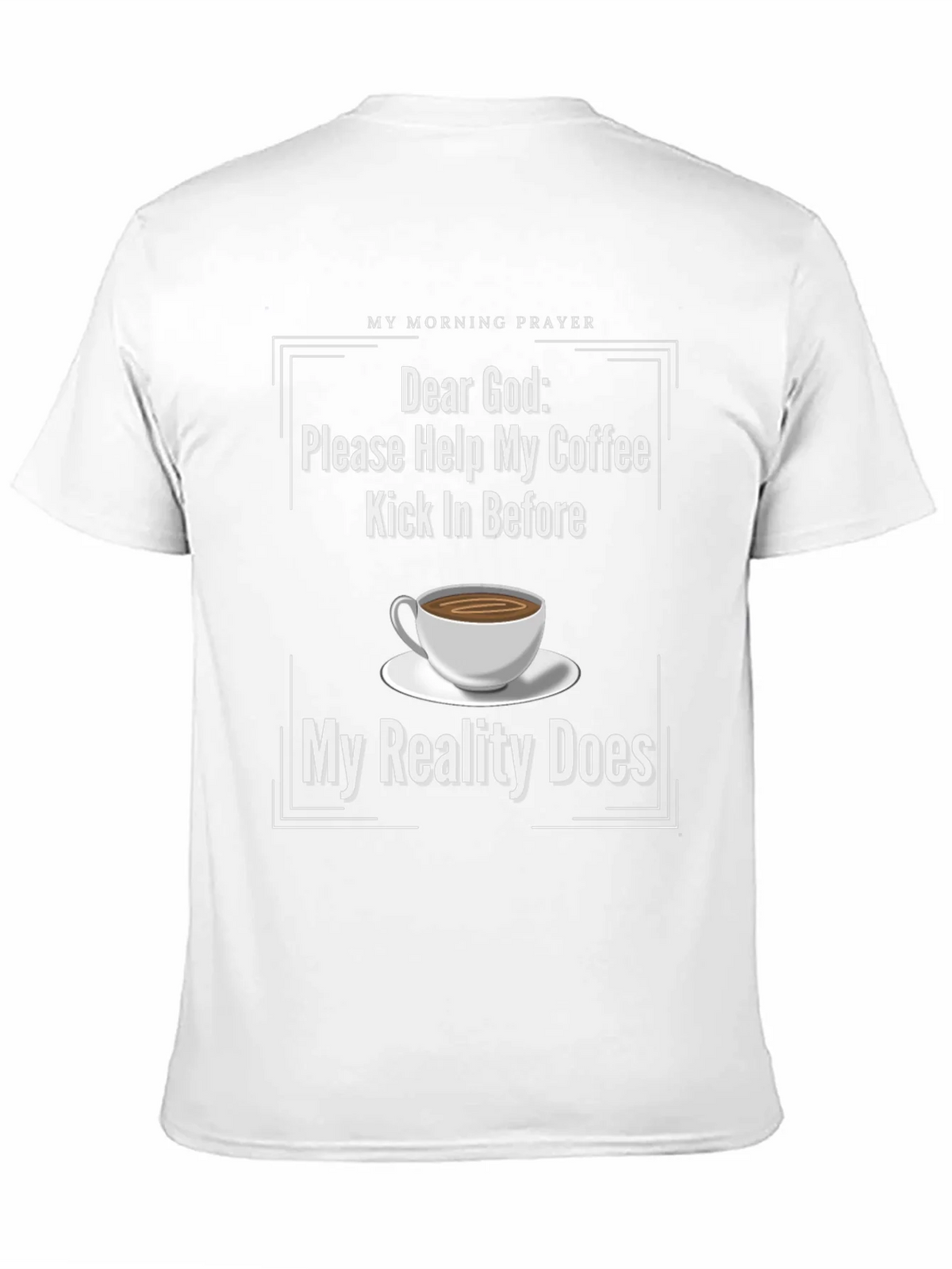 Funny Coffee Prayer T-Shirt for Lovers product image 5