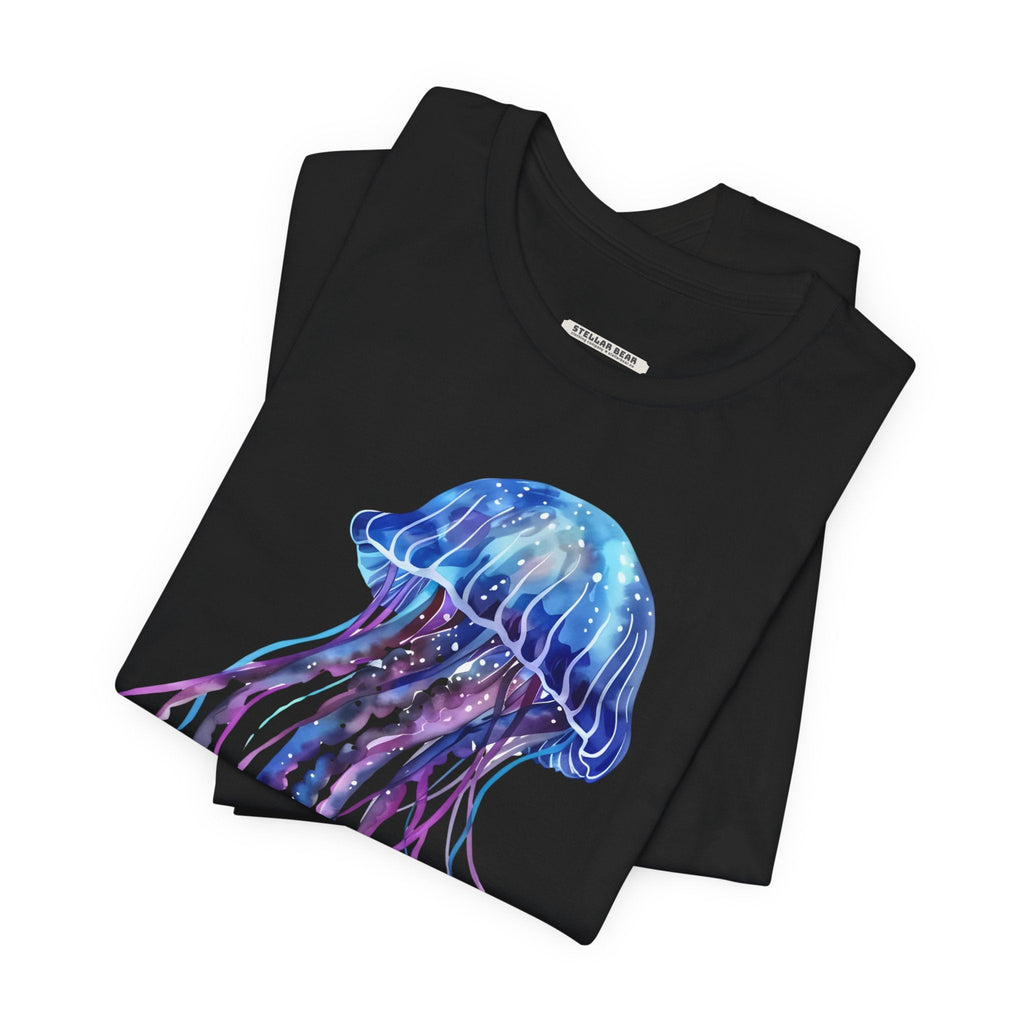 Jellyfish Blue Purple Graphic T-Shirt product image 2