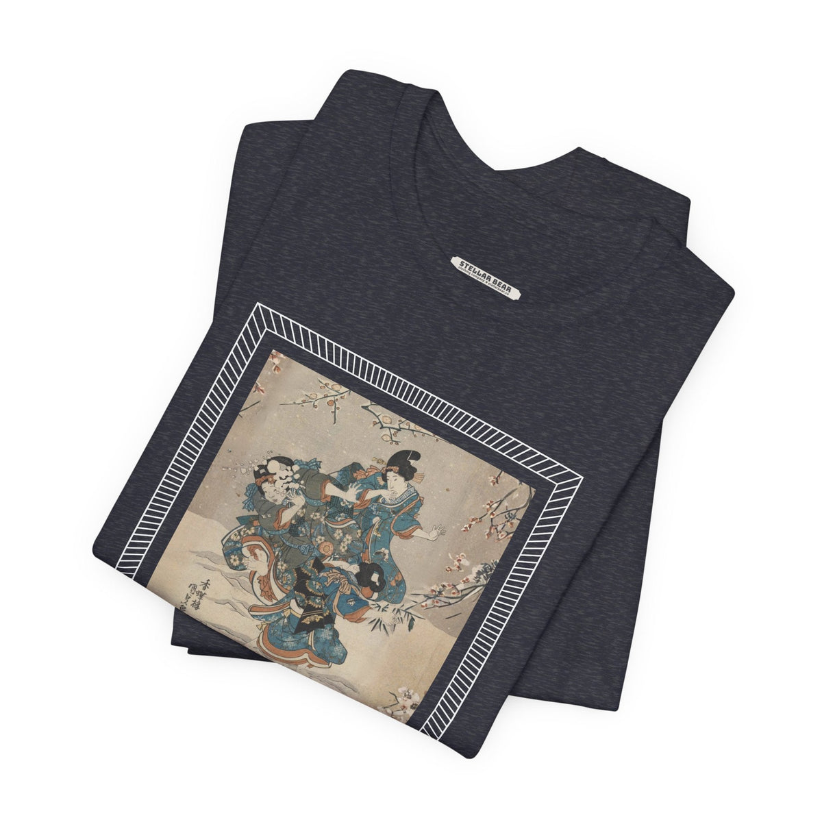 Snowball Fight 1830 Vintage Graphic T-Shirt product image 3