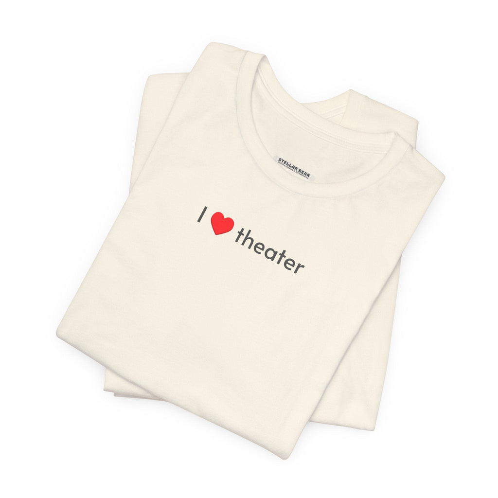I Love Theater Minimalist Style T-Shirt product image 6