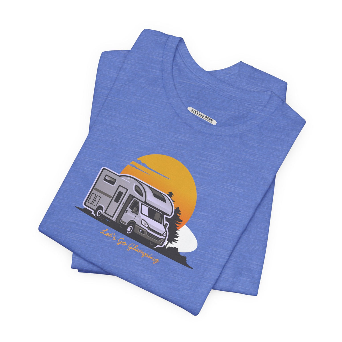 Let's Go Glamping RV Graphic T-Shirt product image 3