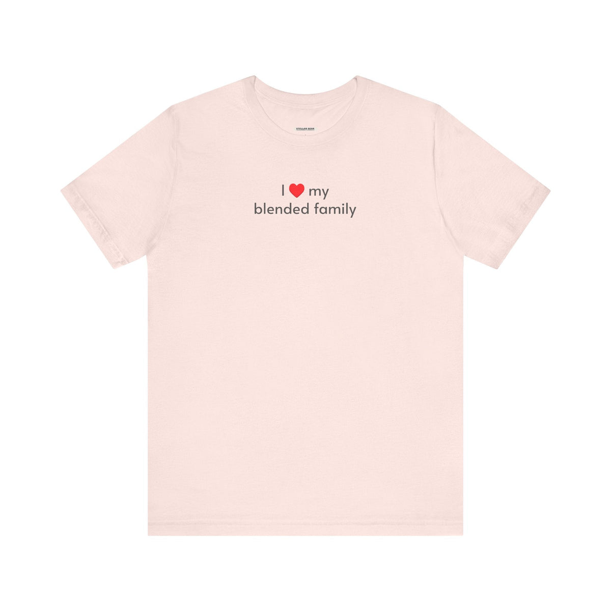I Love My Blended Family Minimalist Style T-Shirt product image 10