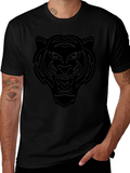 Black Tiger Graphic Tee - Mens Casual T-Shirt product image 1