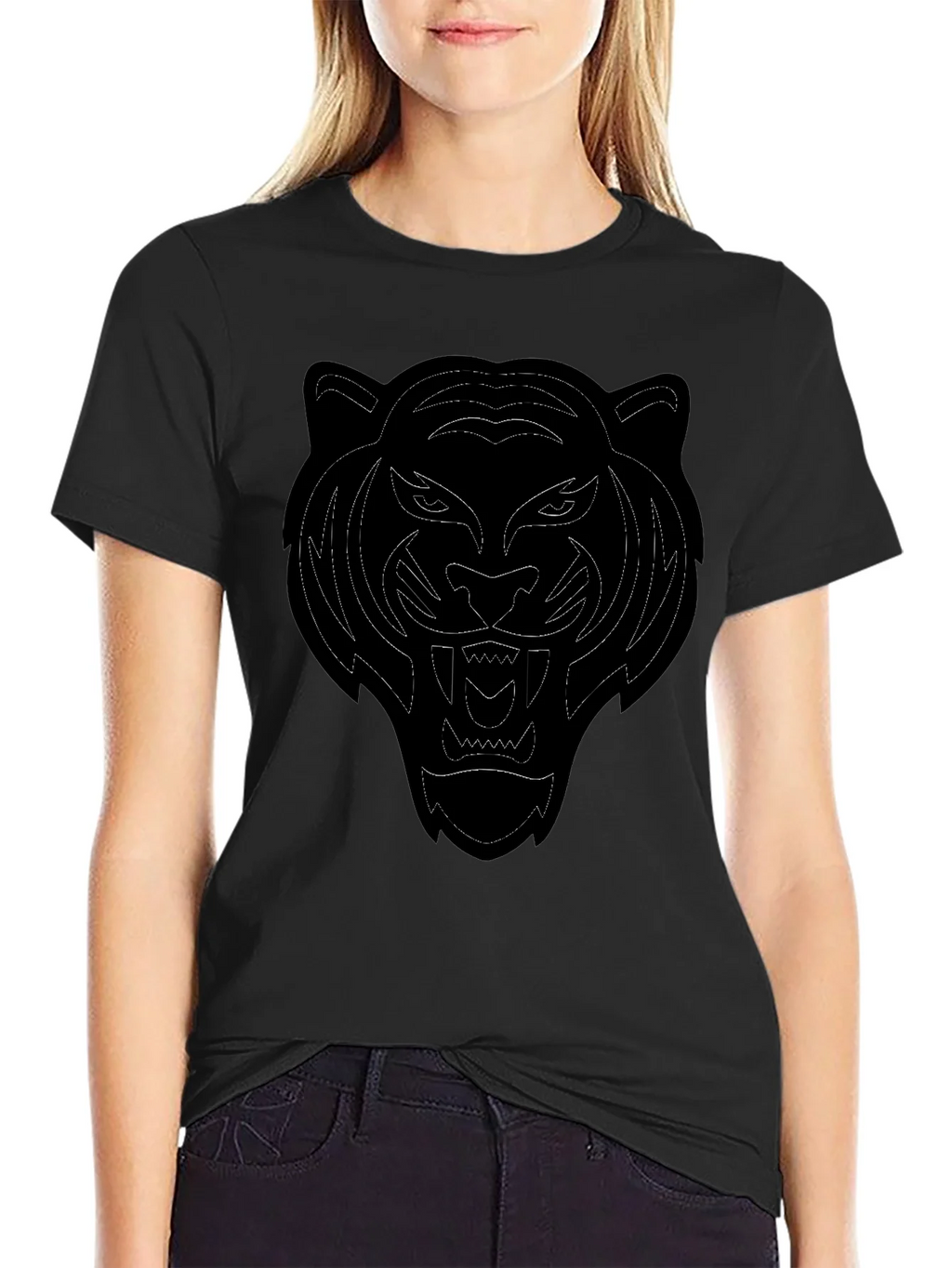 Black Tiger Graphic Tee - Mens Casual T-Shirt product image 2