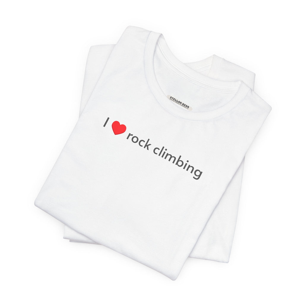 I Love Rock Climbing Minimalist Style T-Shirt product image 13