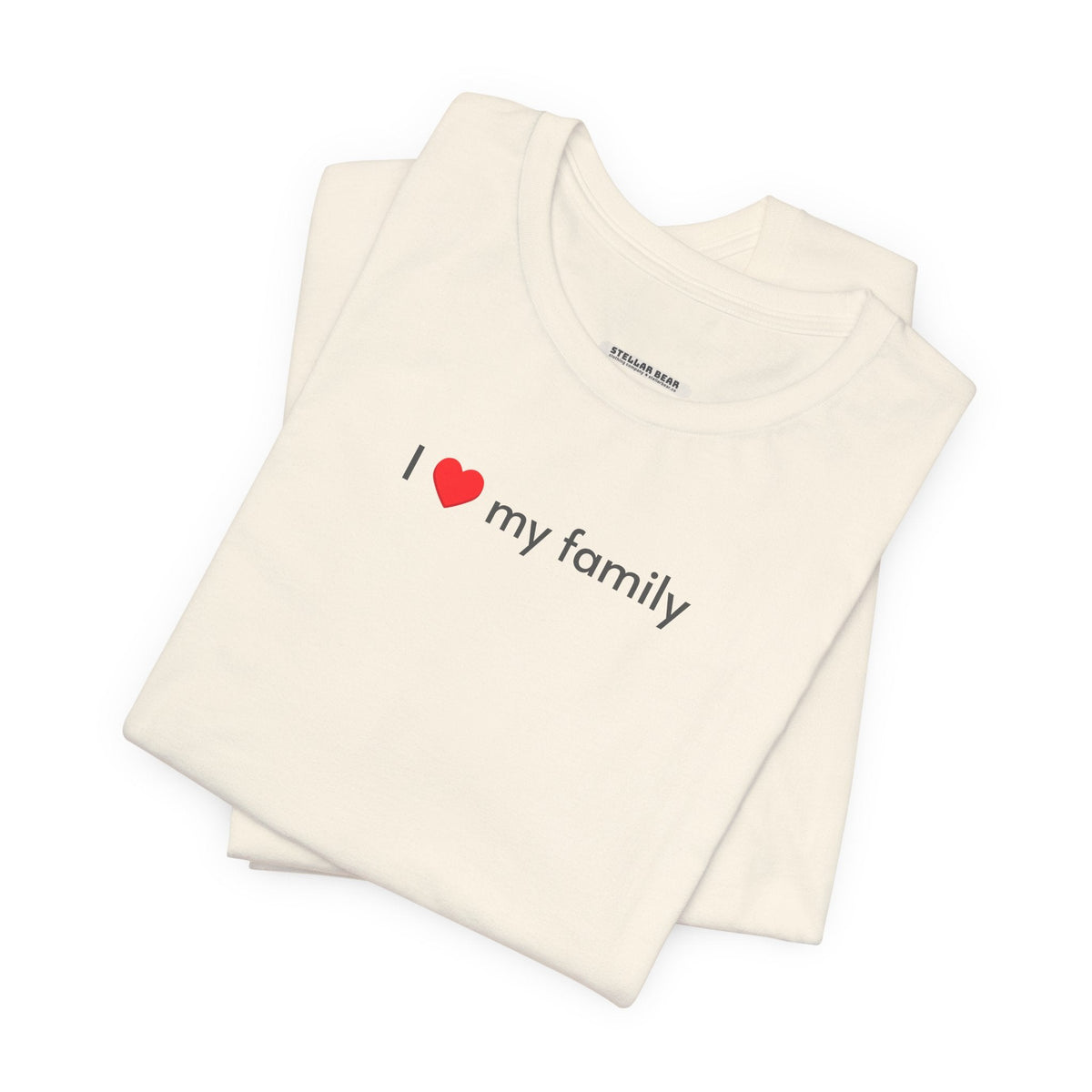 I Love My Family Minimalist Style T-Shirt product image 4
