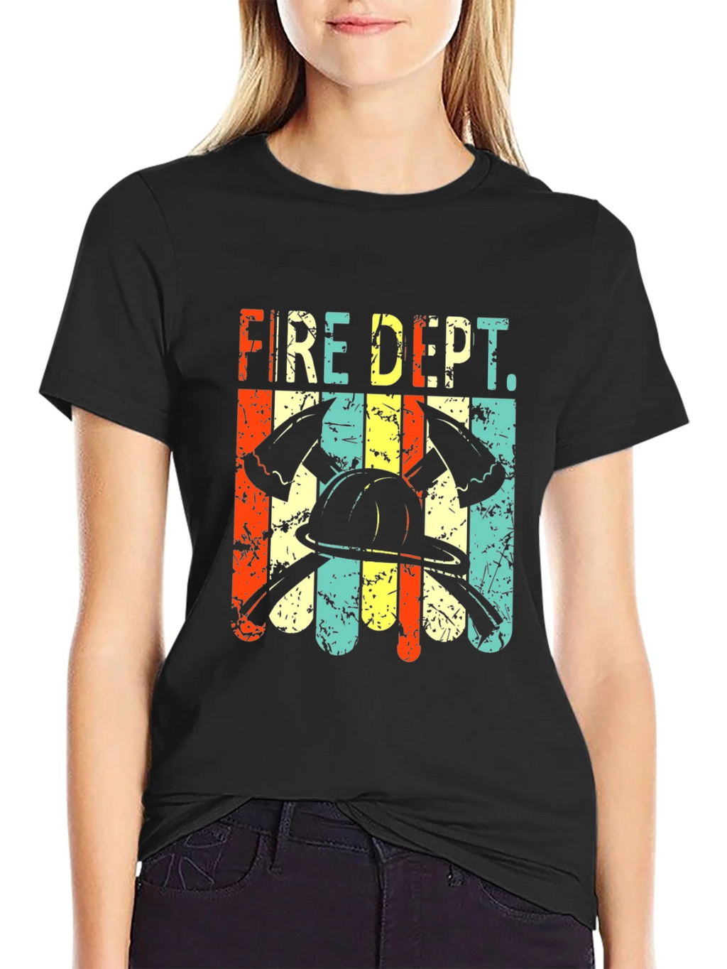 Retro Fire Dept. Graphic Tee product image 2