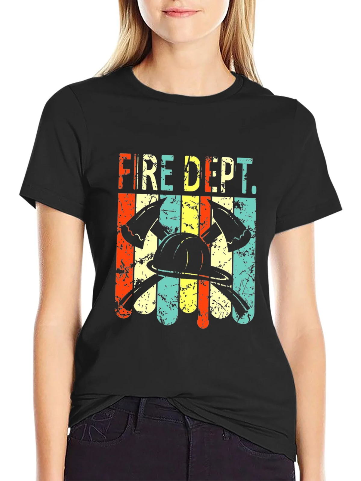 Retro Fire Dept. Graphic Tee product image 2
