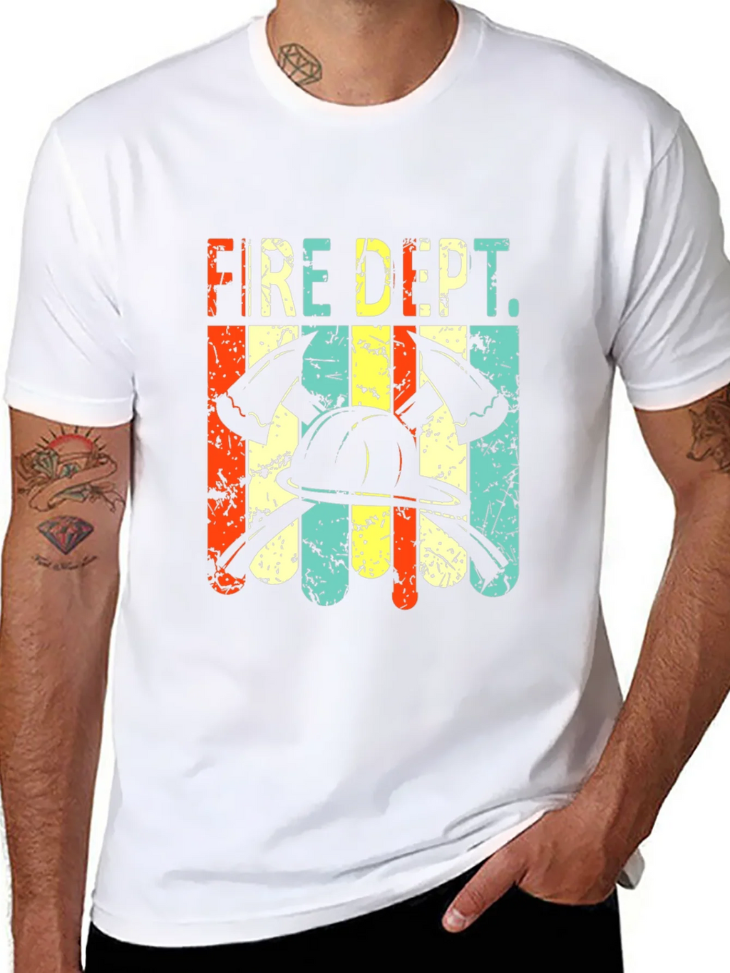Retro Fire Dept. Graphic Tee product image 7