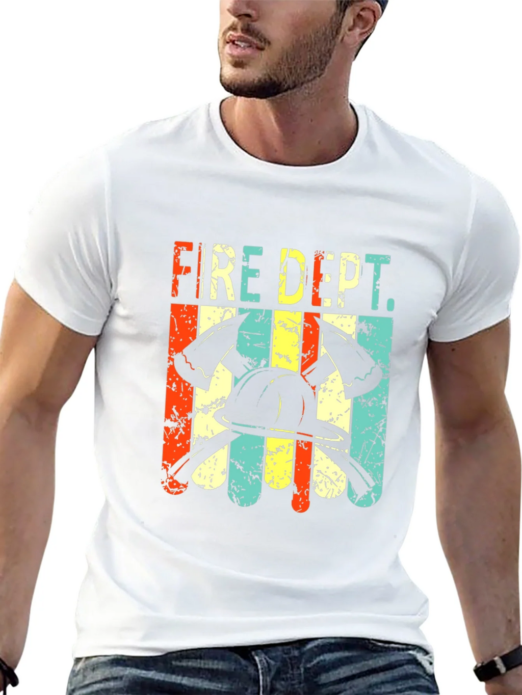 Retro Fire Dept. Graphic Tee product image 12