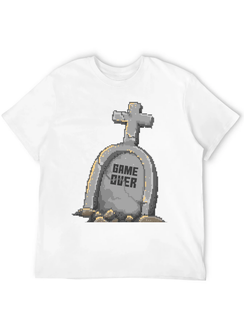 Game Over Pixel Art T-Shirt - Black product image 7