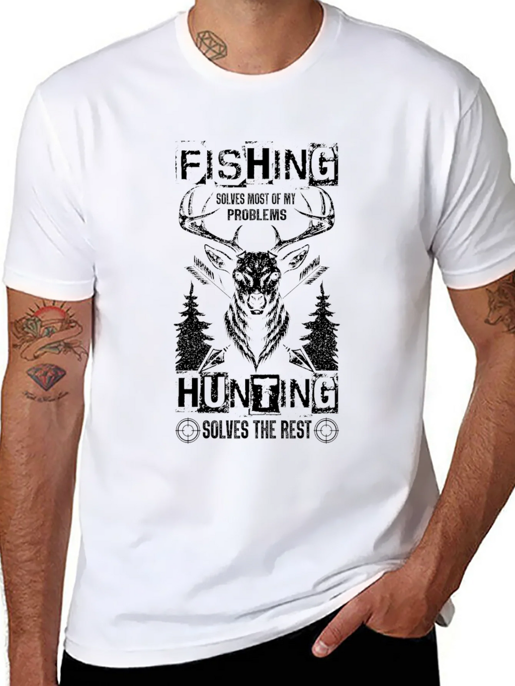 Fishing and Hunting T-Shirt product image 7