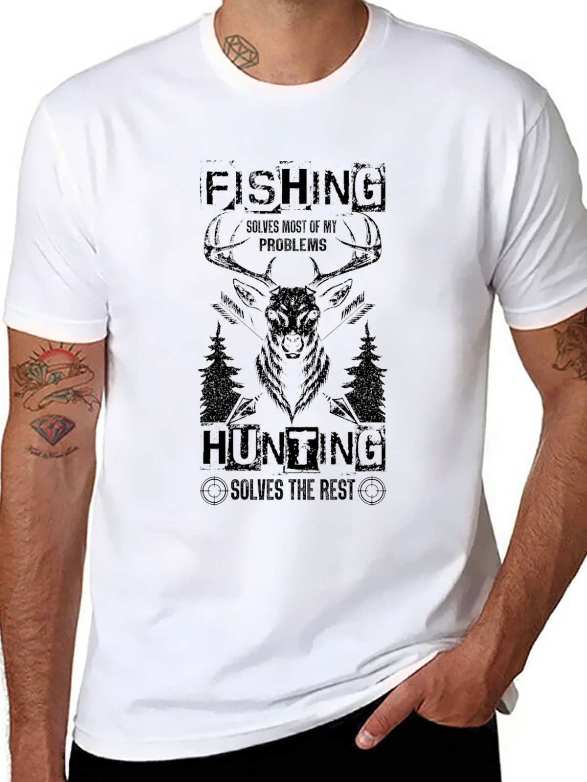 Fishing and Hunting T-Shirt product image 7