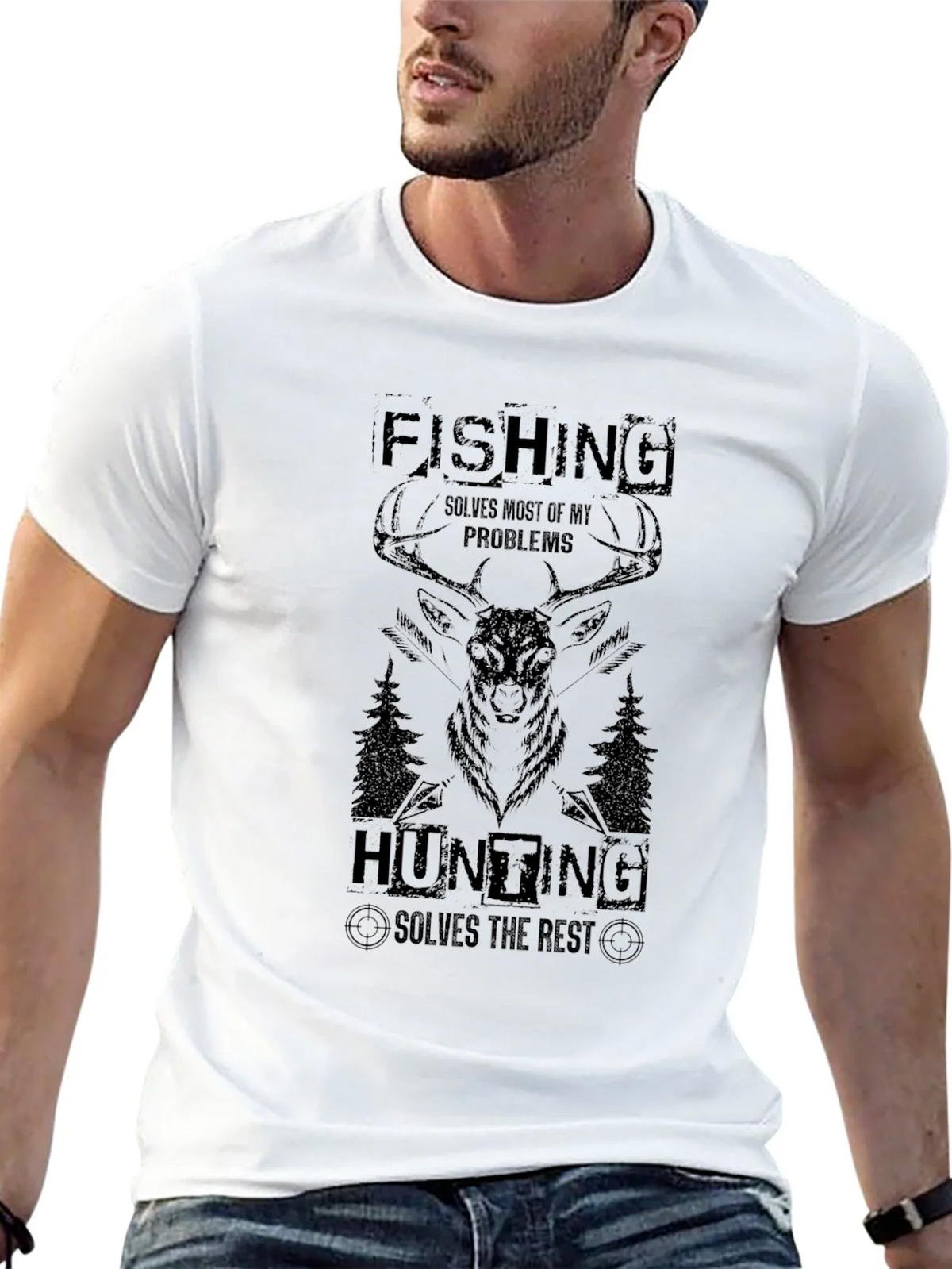 Fishing and Hunting T-Shirt product image 12